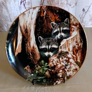 A Curious Pair from Nature's Quiet Moments Plate Collection by Ron Parker